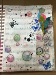 Water Color Bubble Fun in my Art Journal